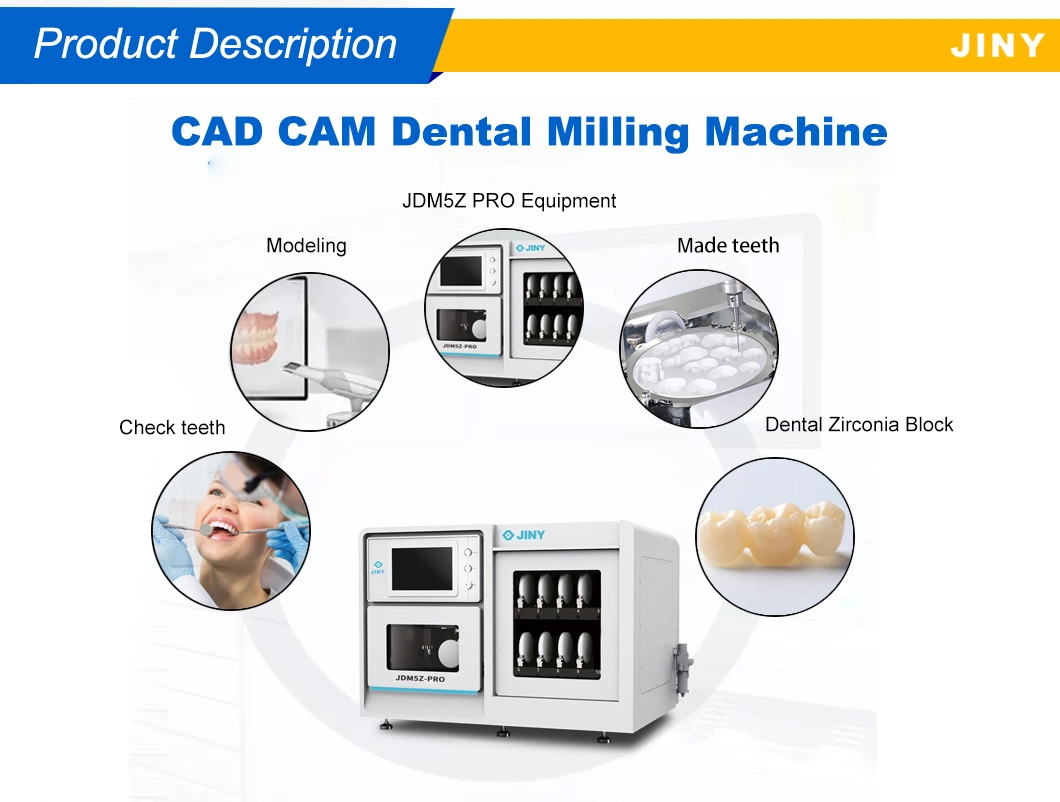 High Quality Dental CAD Cam Equipment Dental CAD Cam Milling Machine for Lab or Medical Factory