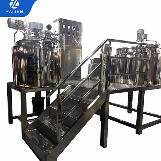 Factory Price Stainless Steel Steam Heating High Pressure Mixing Vessel Industrial Chemical Resin Bio Jacketed Reactor
