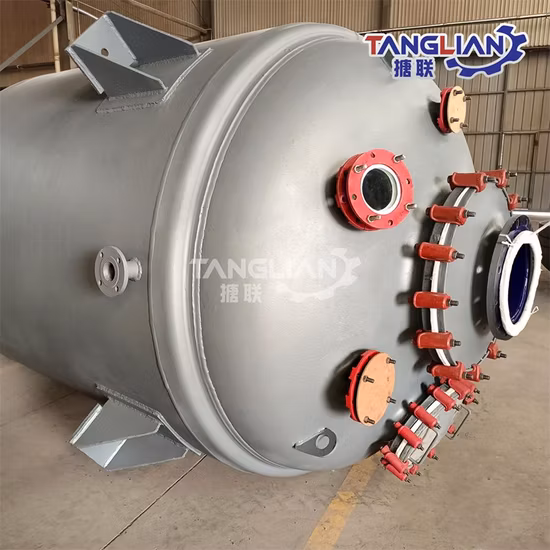 Tanglian Group PTFE ETFE PFA Lining Coated Mixing Tank Reaction Tank Chemical Reactor