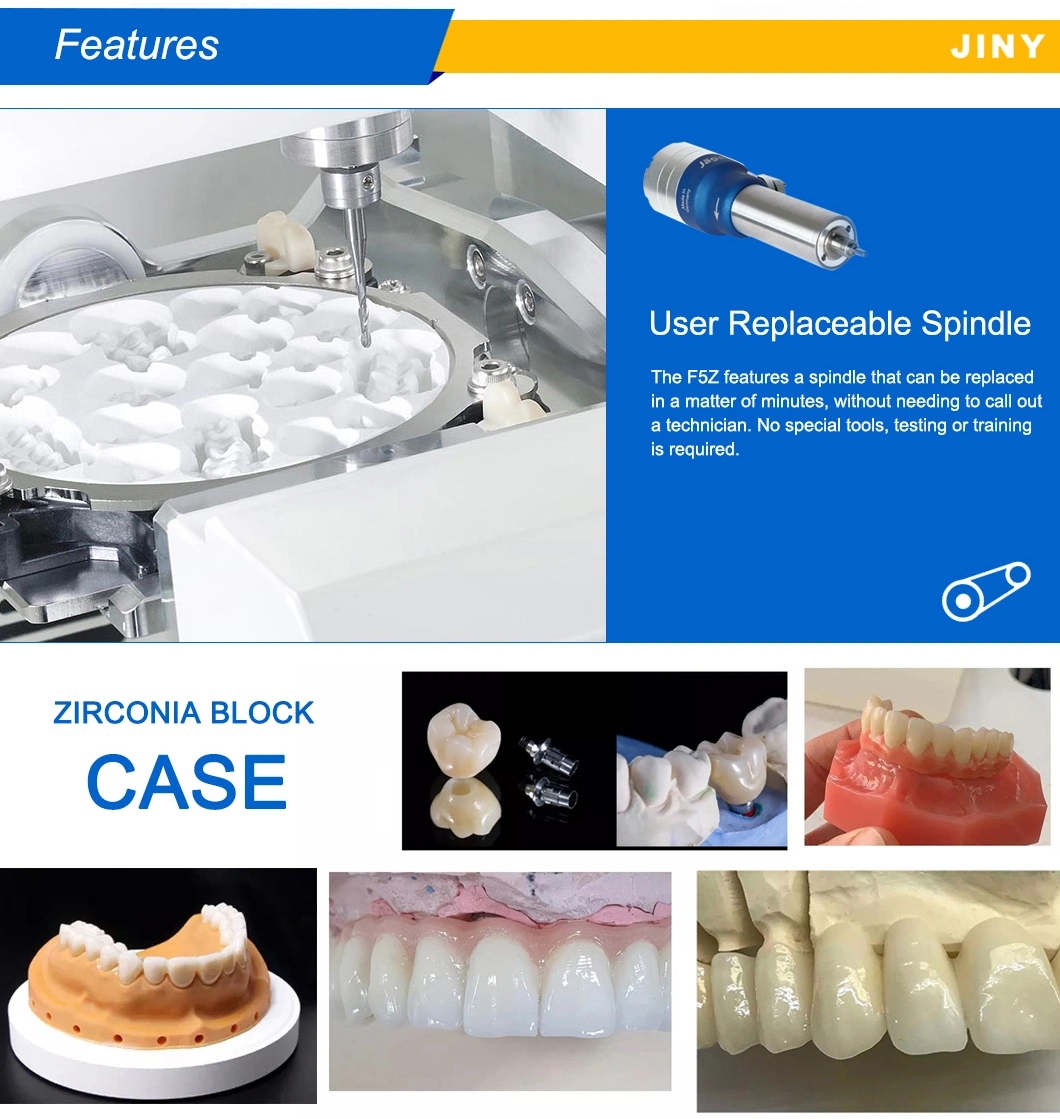 China Zirconia Milling Machine F5z Dental CAD Cam Milling Equipment for Lab