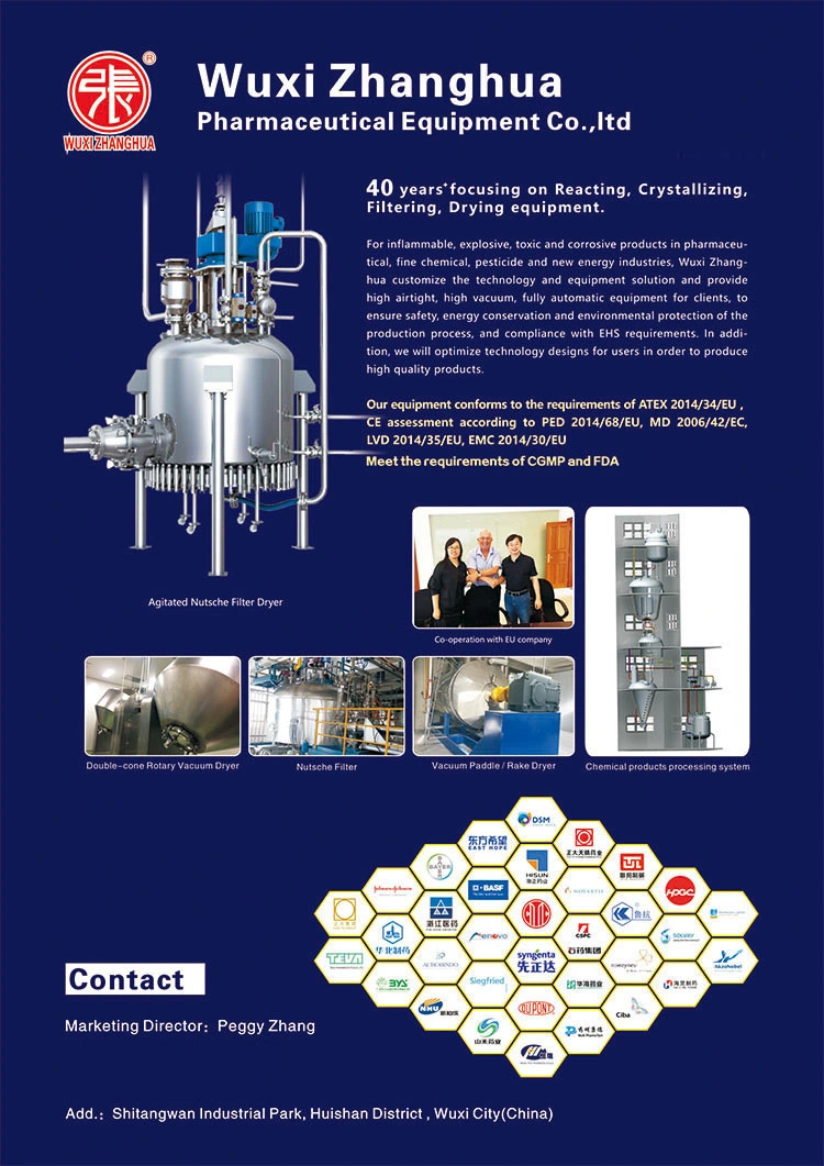 ISO Certificated Pharmaceutical Chemical Industry Jacketed Stirred Tank Reactor