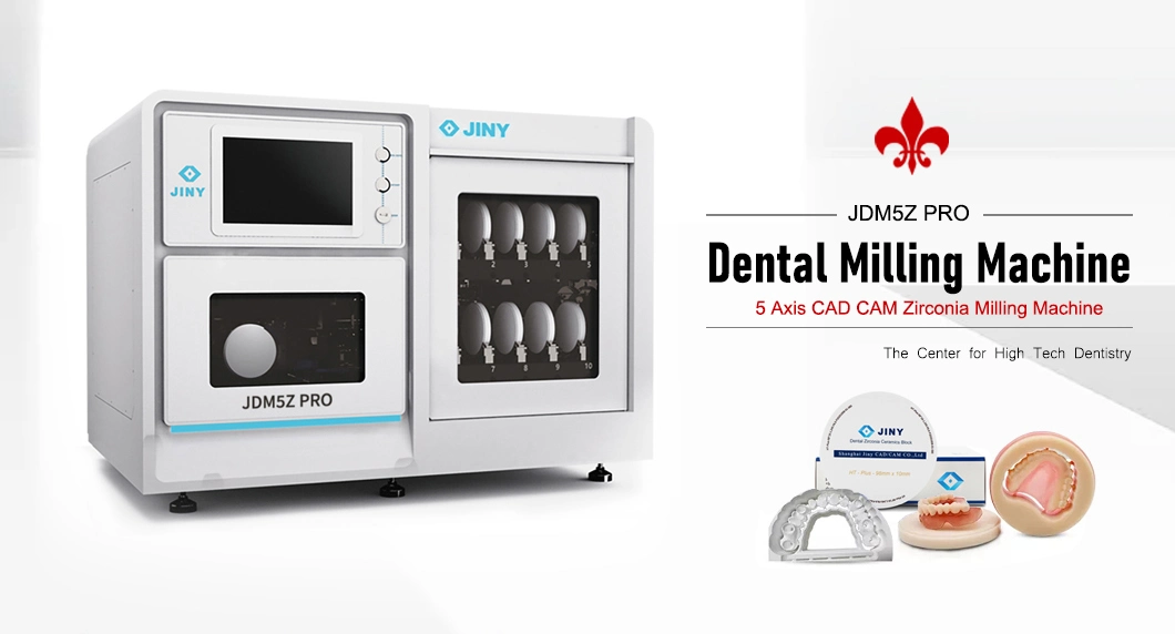 Dental Equipment 5 Axis Dental CAD Cam Milling Machine for Dental Lab and Clinic