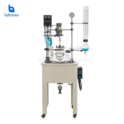 Single Layer Glass Reactor for Laboratory